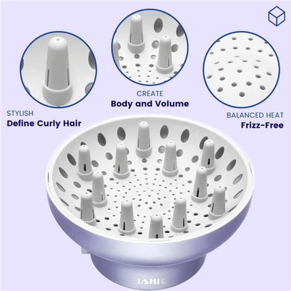 Universal Hair Diffuser “Super Sturdy” 1.7 Inch to 2.6 Inch for Natural Curly - Picture 4 of 7